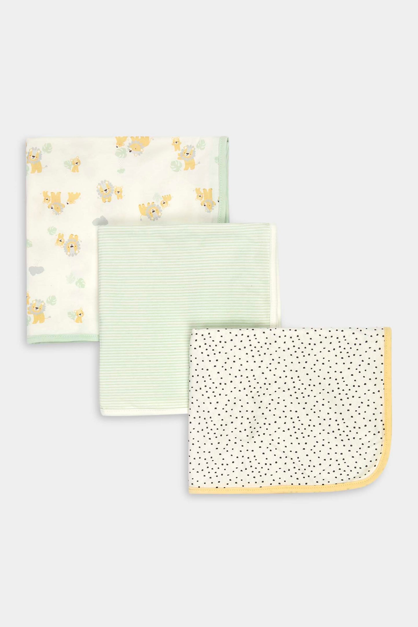 Lion 3Pk Jersey Blanket Cotton