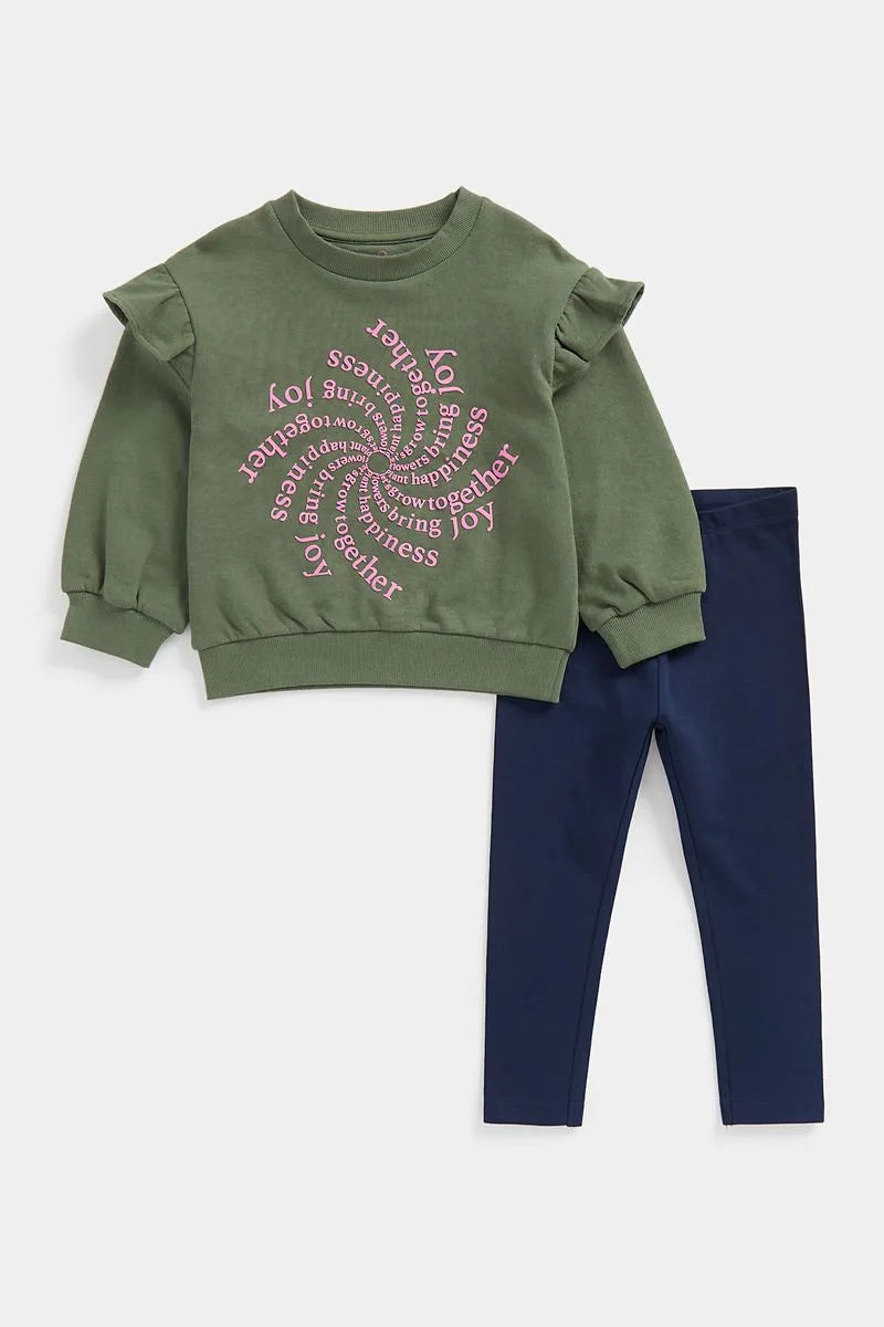 Joyful Sweat Top and Leggings Set