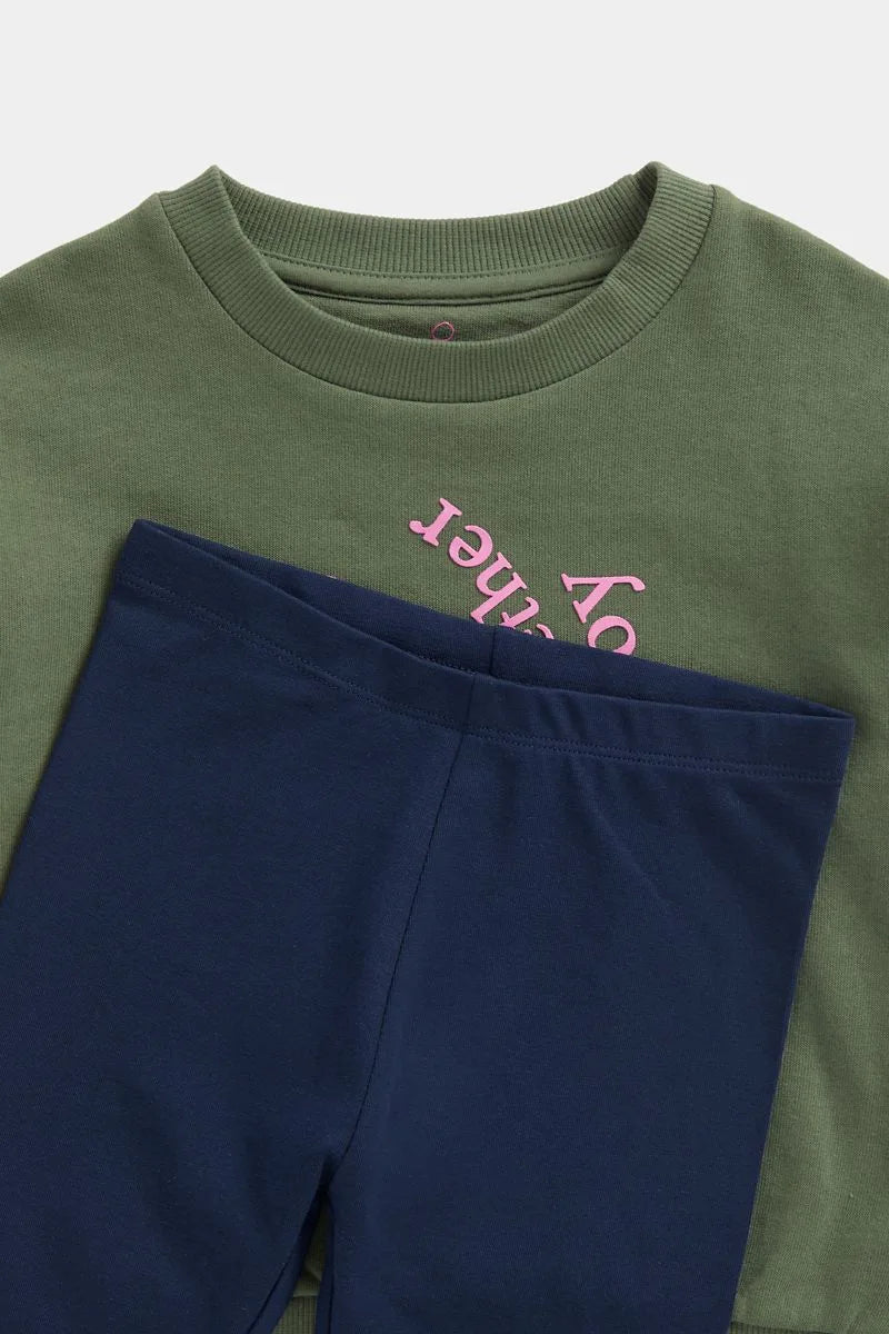 Joyful Sweat Top and Leggings Set