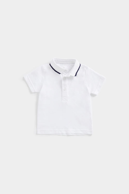 Mb White Polo Shirt