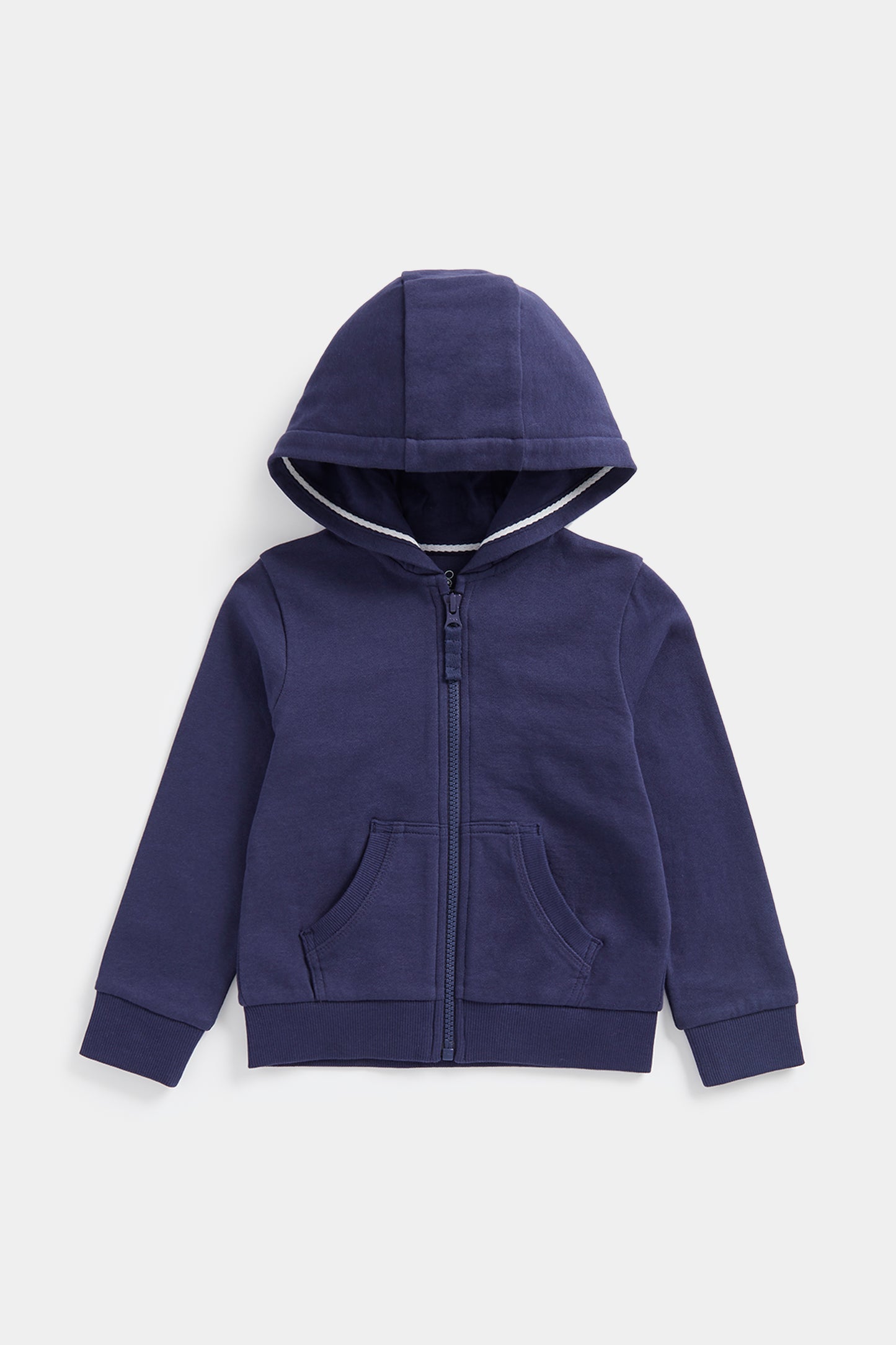 Navy Zip-Up Hoodie