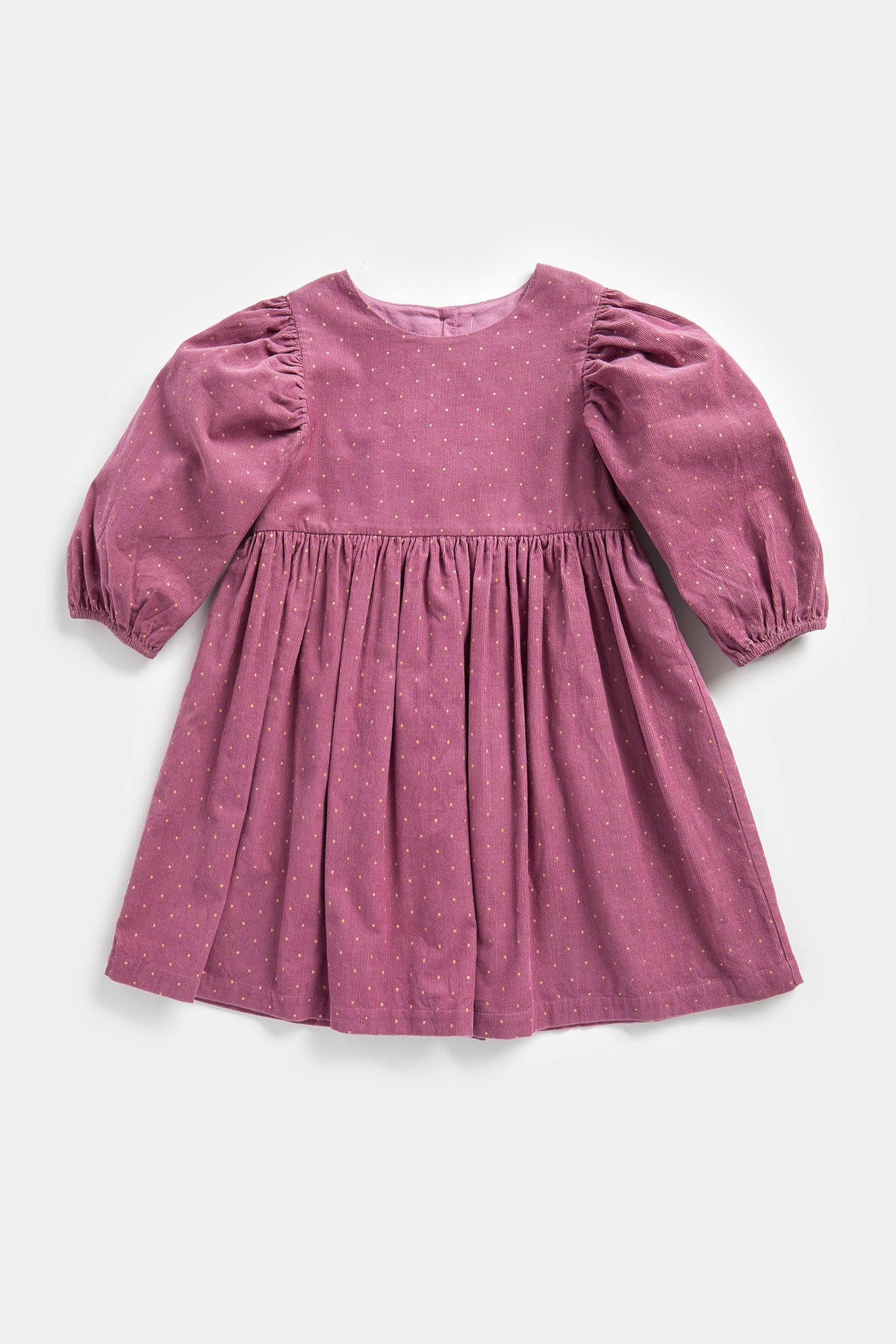 Mauve Pink Corduroy Dress