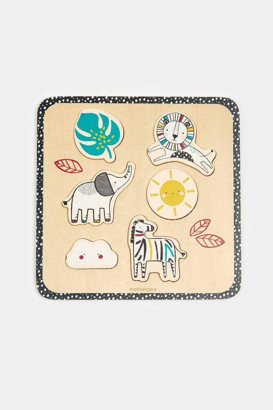 Mplay Wooden Animal Puzzle