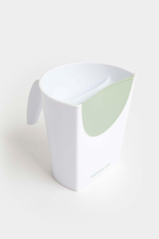 Bath Rinse Cup White/Green