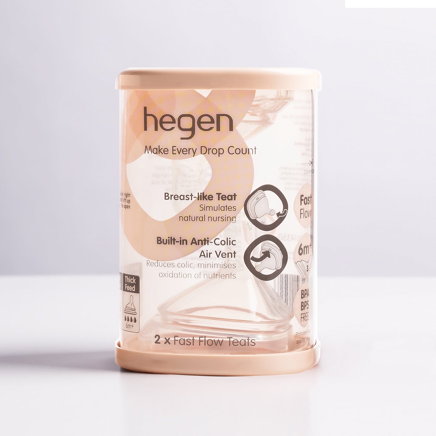 Hegen Teat Fast Flow (2-pack)