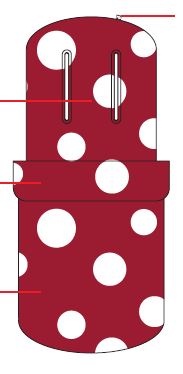 Cosy Toe Fleece Red Spot