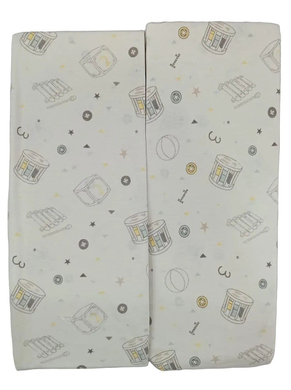 Teddys Toy 2Pk Cotbed Sheets