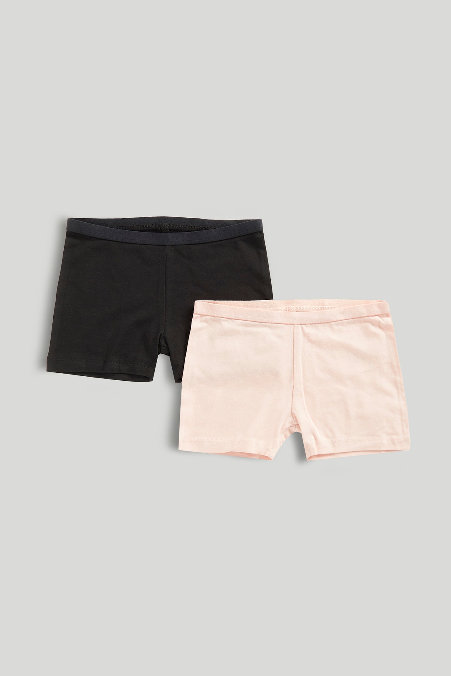Girls Boyshort Panties Black & Pink 2pk