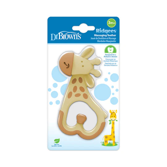Dr Brown Ridgees Giraffe One Piece Pacifier