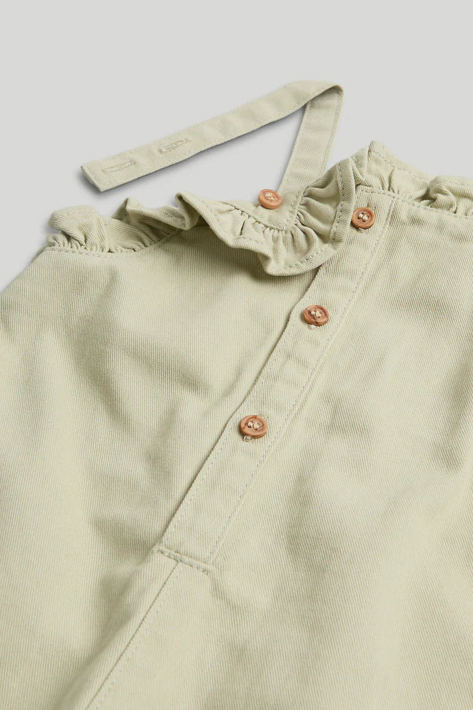 Green Dungarees and T-Shirt Set