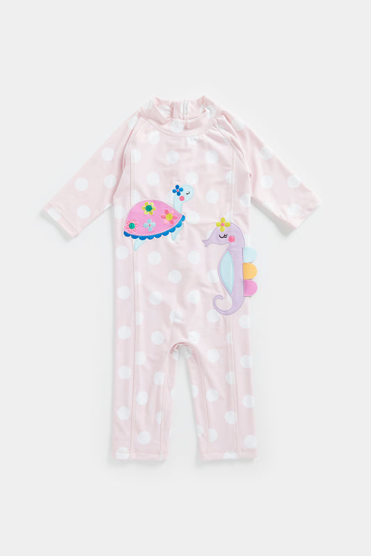 MG SWIM PINK SPOT NOVELTY SUNSAFE