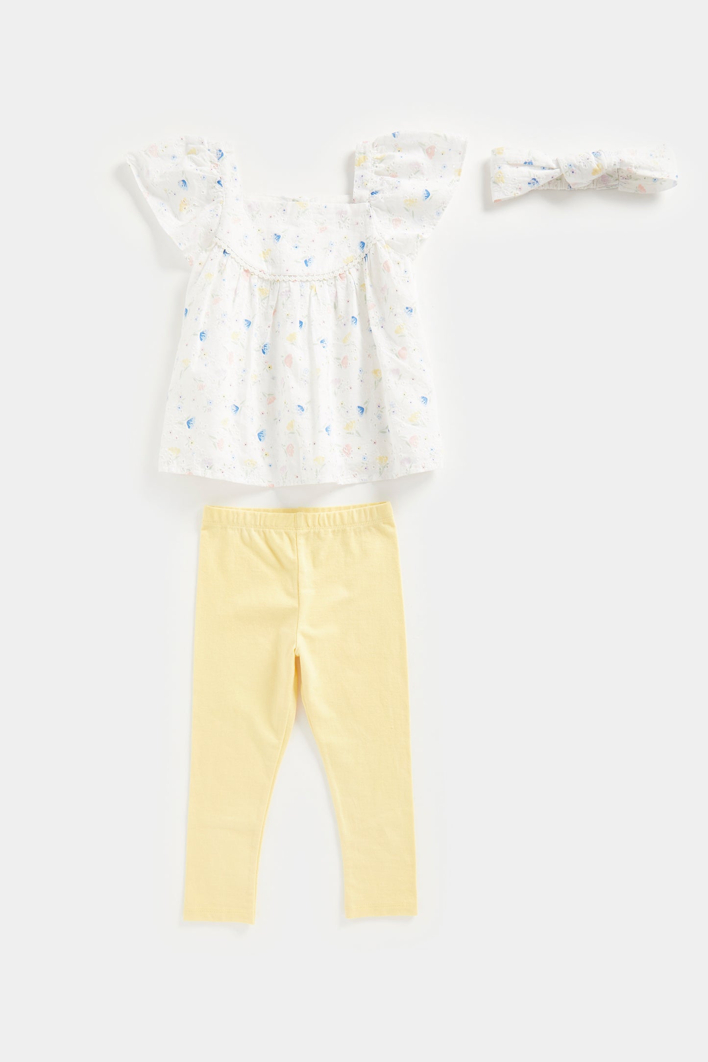 Tops Ruffle Sleeves,Jeggings and Headband Sets