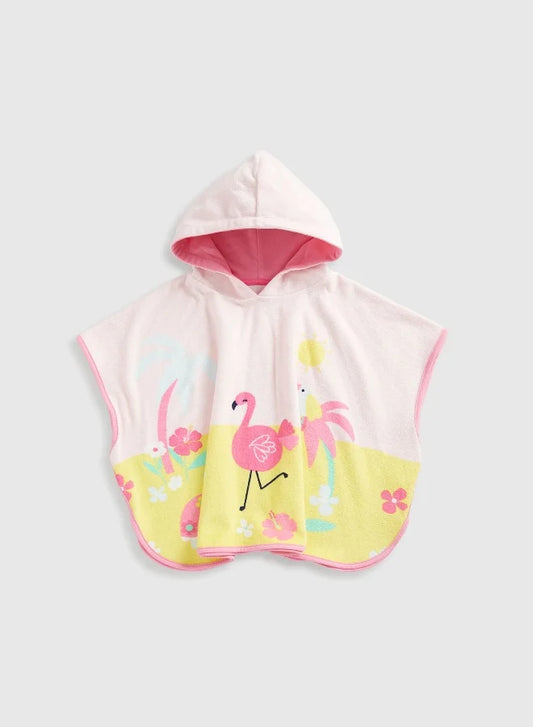 MG SWIM FLAMINGO SCENE PONCHO