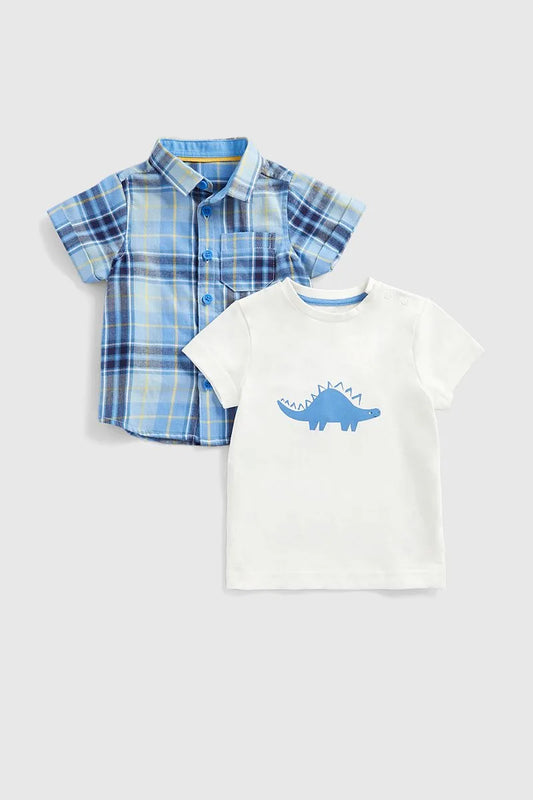 Mb Shirt And Dinosaur T Shirt Set