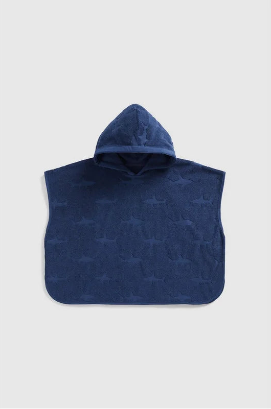 Mb  Hooded Toweling Poncho