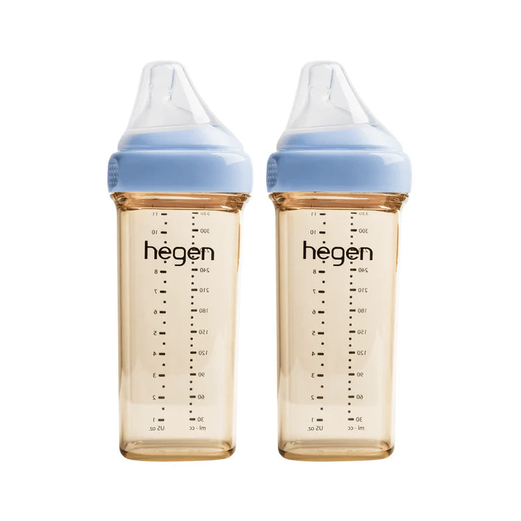Hegen PCTO? 330ml/11oz Feeding Bottle PPSU Blue (2-pack)