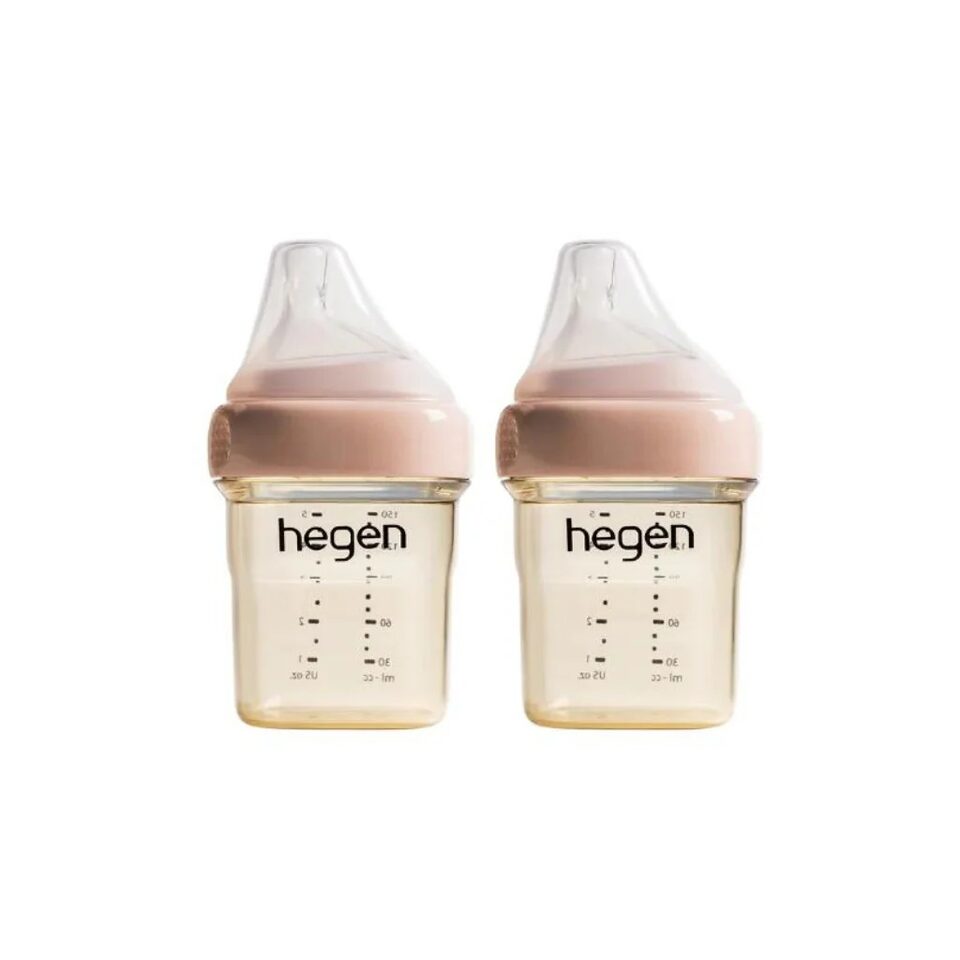 Hegen PCTO? 150ml/5oz Feeding Bottle PPSU (2-pack) Pink