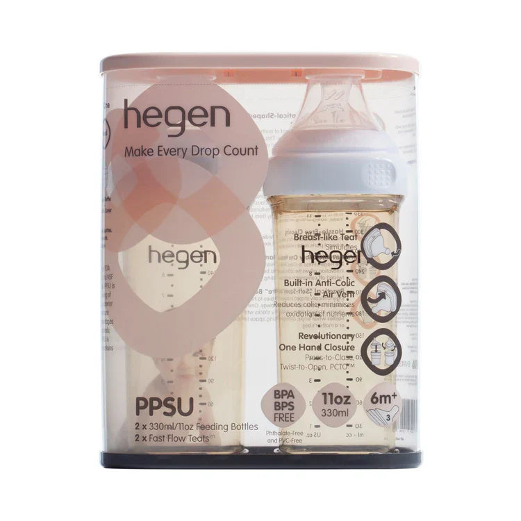 Hegen PCTO? 330ml/11oz Feeding Bottle PPSU (2-pack)