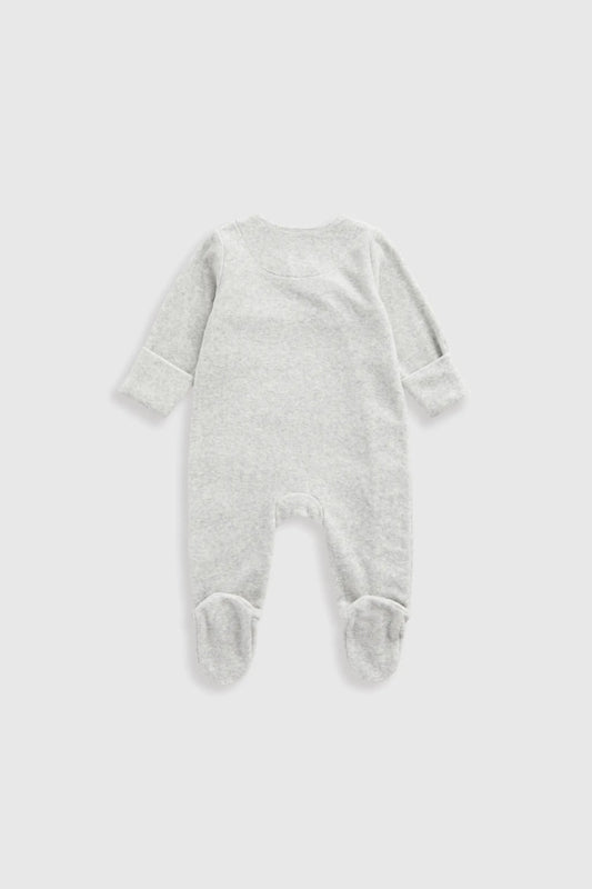 Dinosaur Velour All-in-One