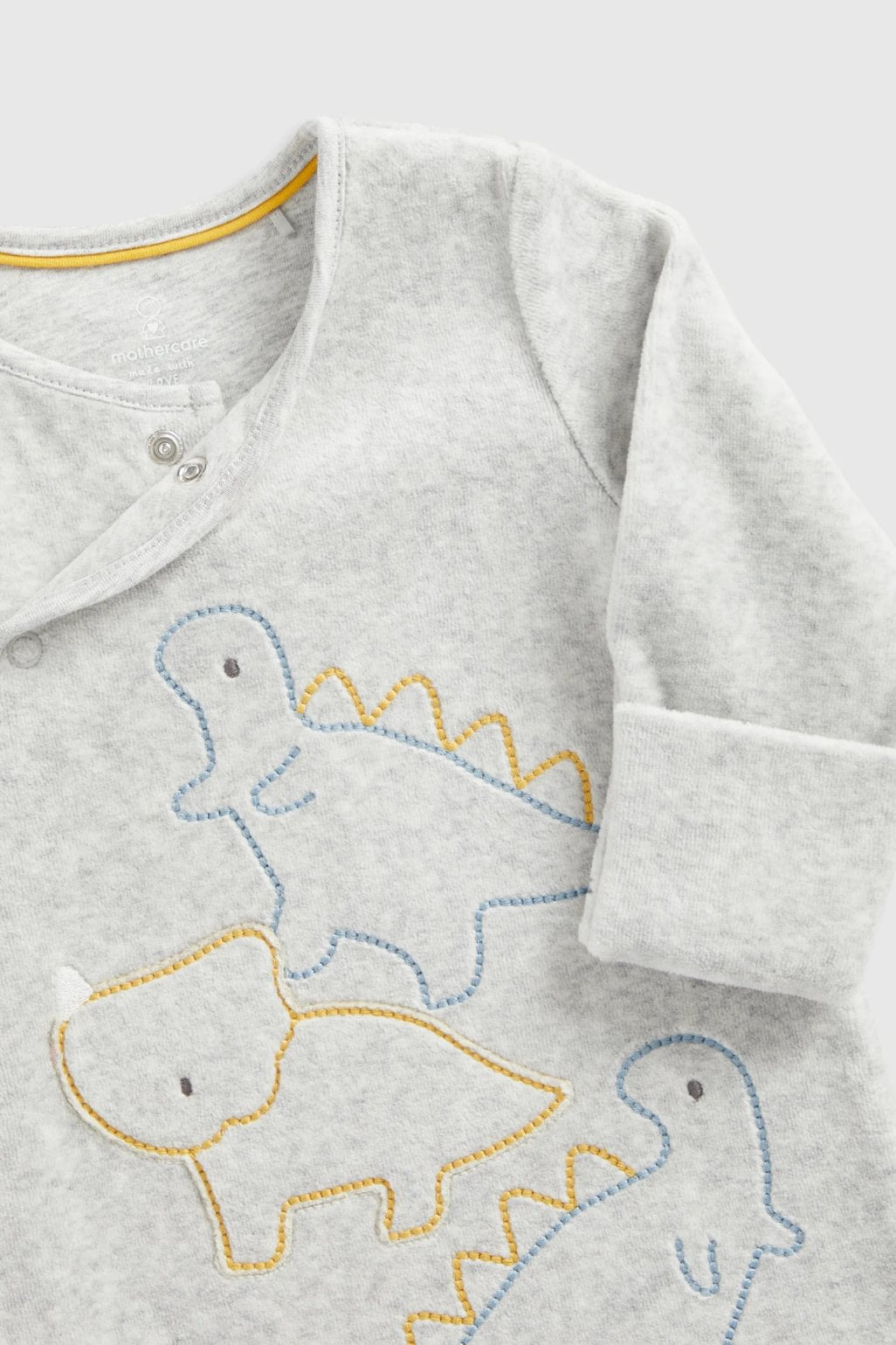 Dinosaur Velour All-in-One