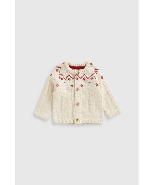 Fair Isle Knitted Cardigan