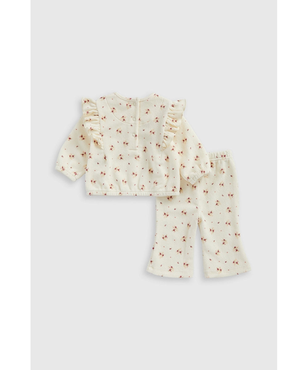 Berry Velour Top and Leggings Set