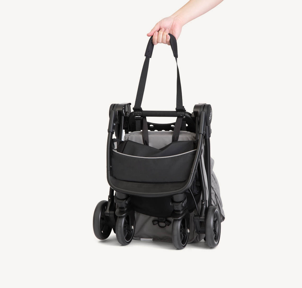 Joie Pact Lite Stroller w/Rain Cover & Travel Bag - Quartz