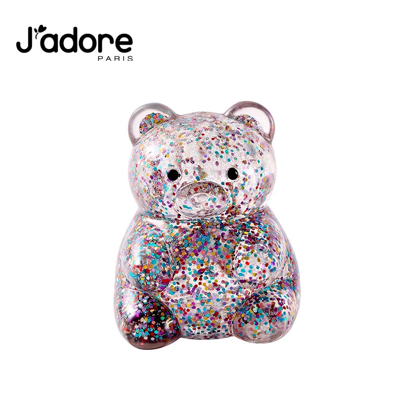 J'adore Glitter Squeezy Bear - Multicolor