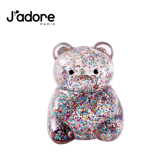 J'adore Glitter Squeezy Bear - Multicolor