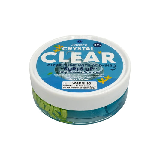 J'adore Crystal Clear Slime - Blue