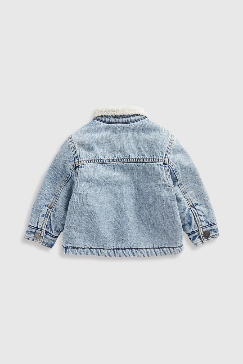 Denim Jacket with Borg Lining