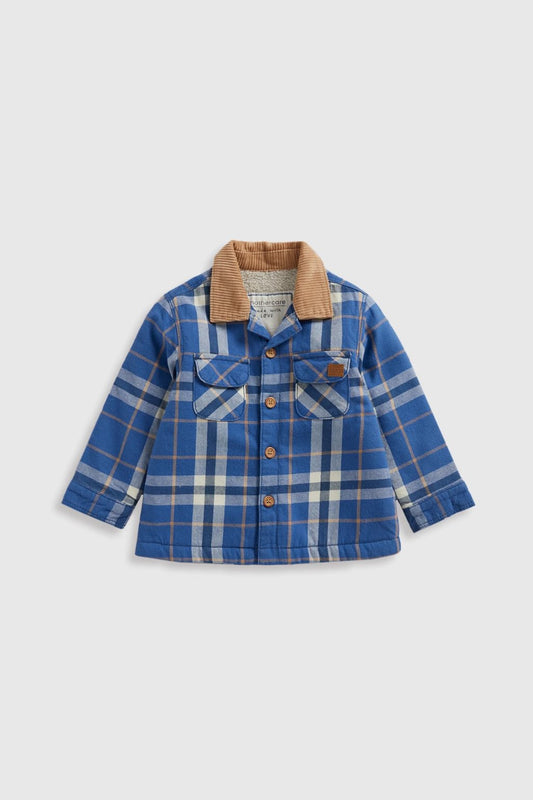 Blue Checked Shacket