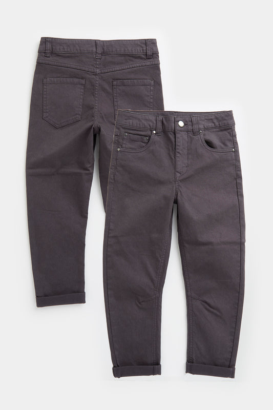 Black Wash Trousers