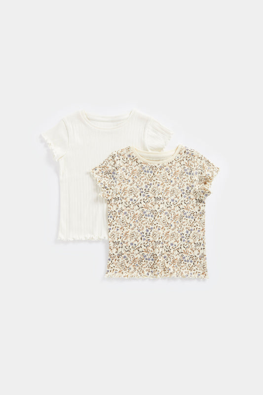 Ribbed T-Shirts - 2 Pack