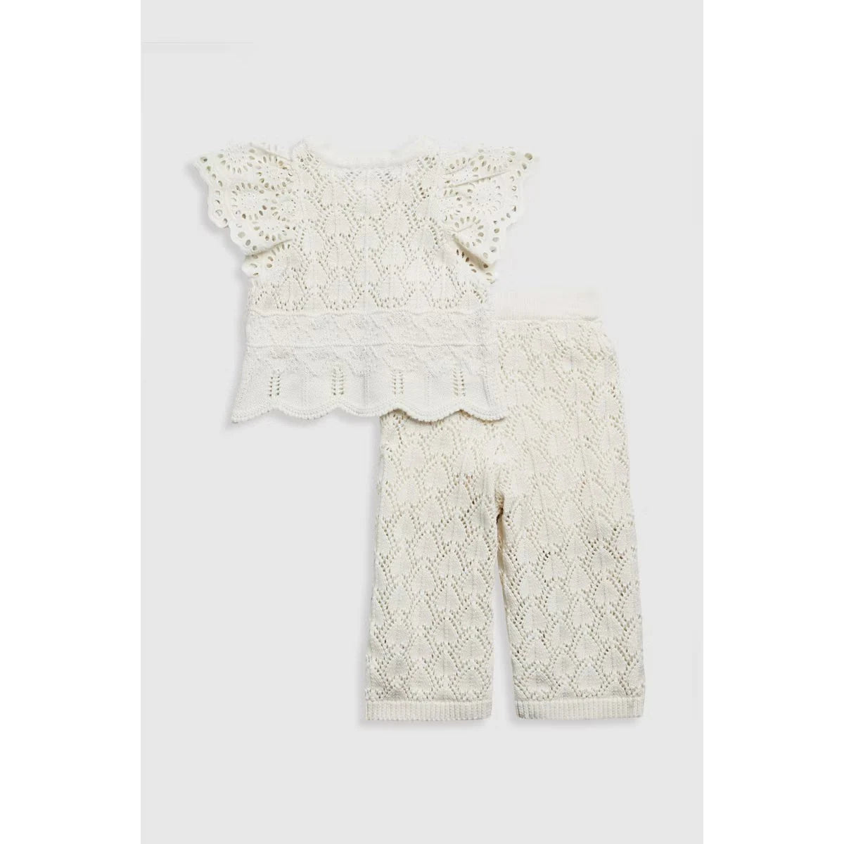 Crochet Top and Trouser Set