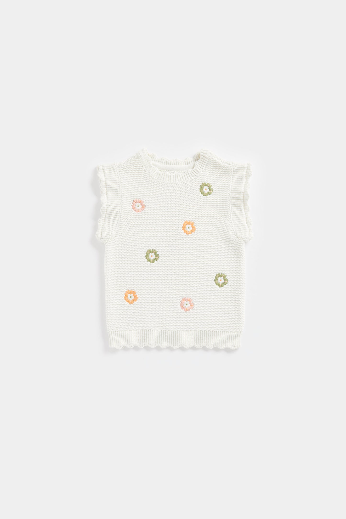 Flower Knitted Vest