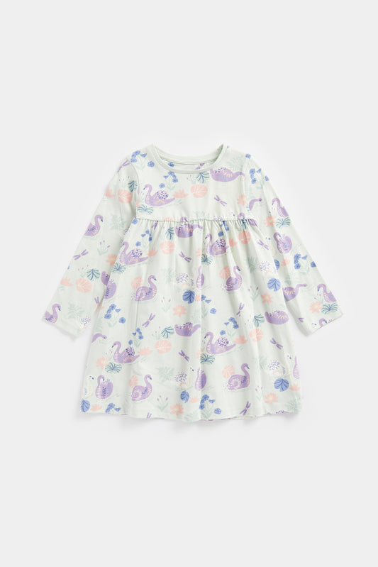 Swan Jersey Dress