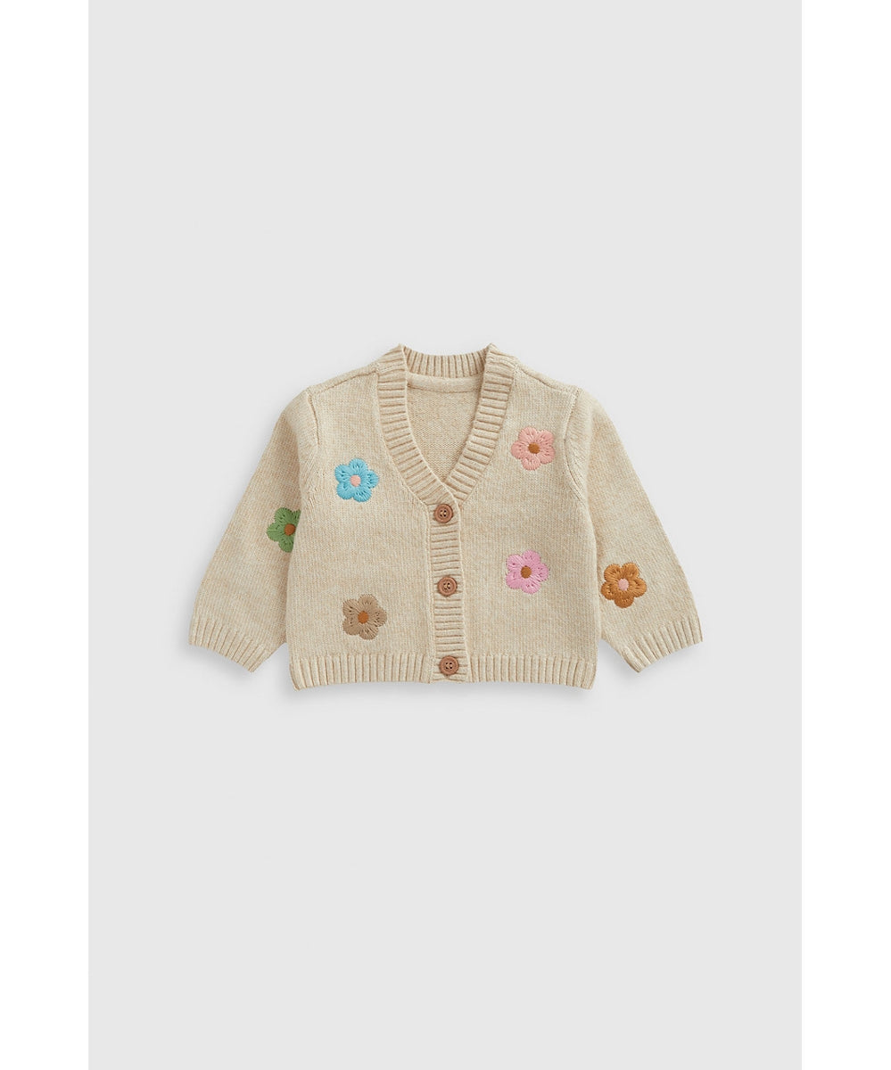 Flower Knitted Cardigan