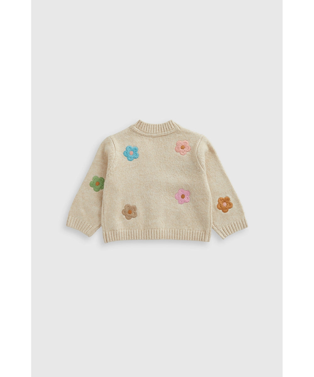 Flower Knitted Cardigan