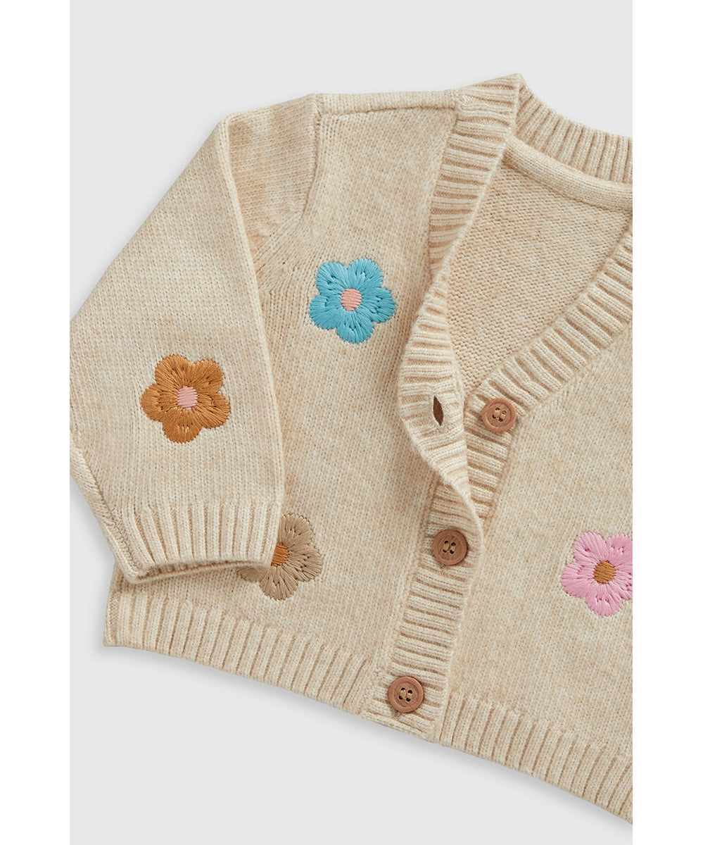 Flower Knitted Cardigan