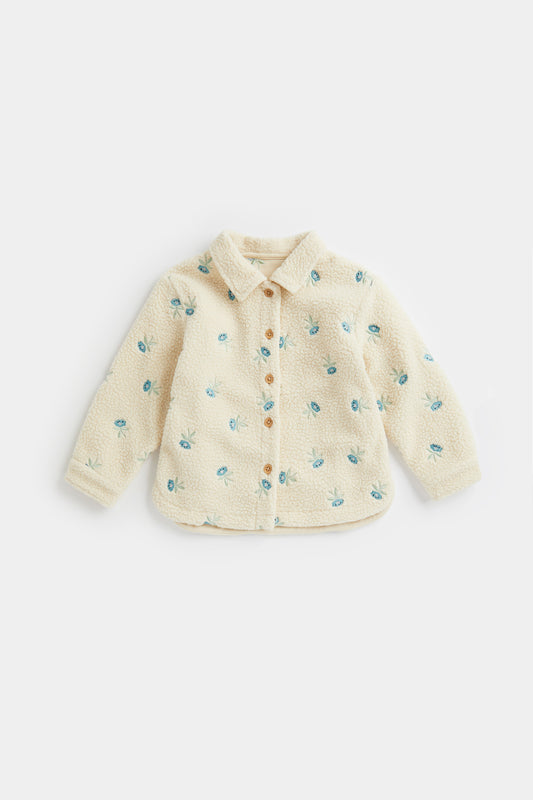 Teddy Fleece Embroidered Jacket