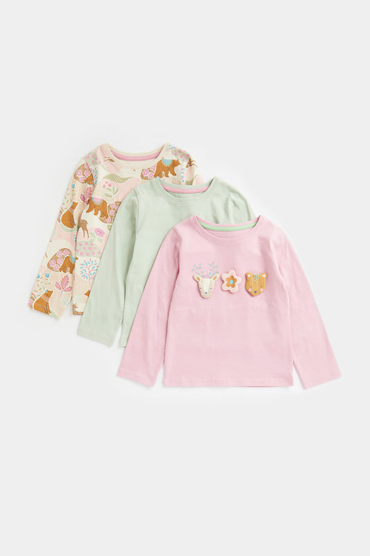 Woodland Long-Sleeved T-Shirts - 3 Pack