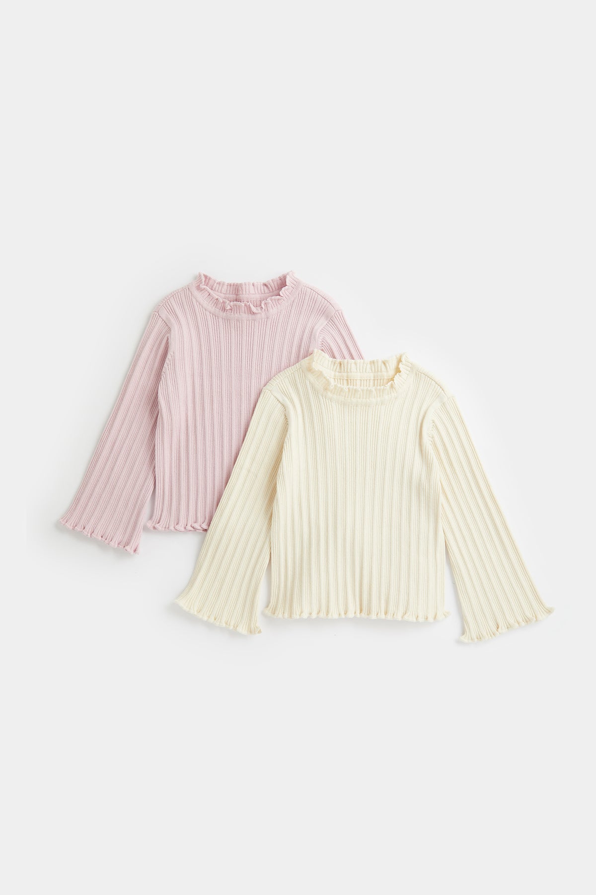 Ribbed Knitted Tops - 2 Pack