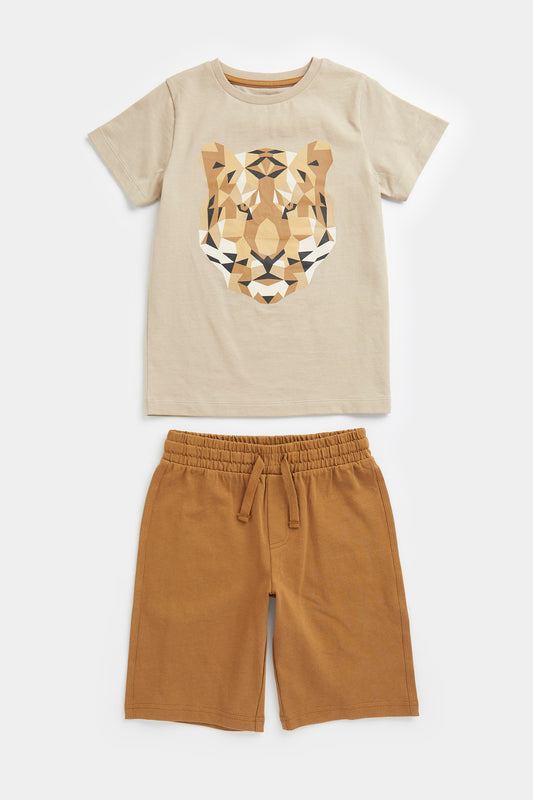 Tiger T-Shirt and Shorts Set