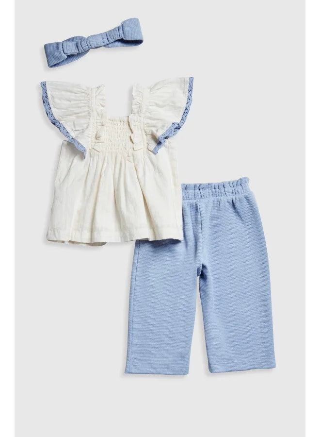 Blouse, Trousers and Headband Set