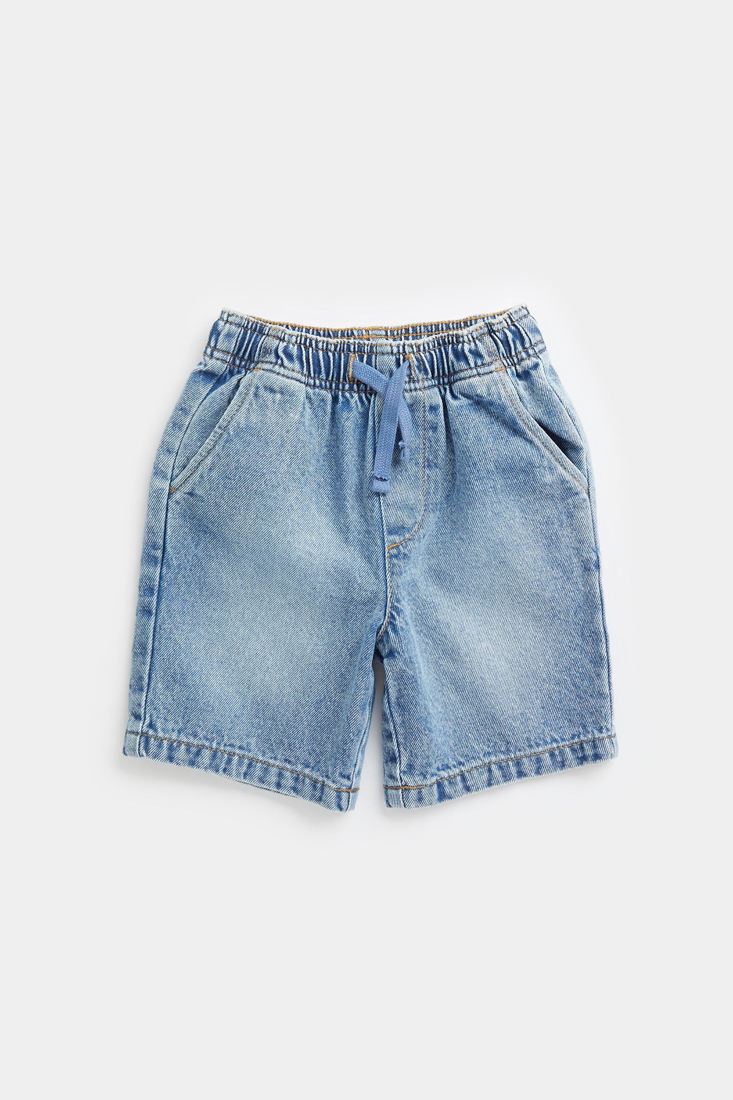 Mini Boys Denim Pull On Waist/Blue shorts