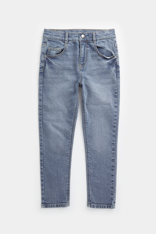 Mid-Wash Skinny Jeans