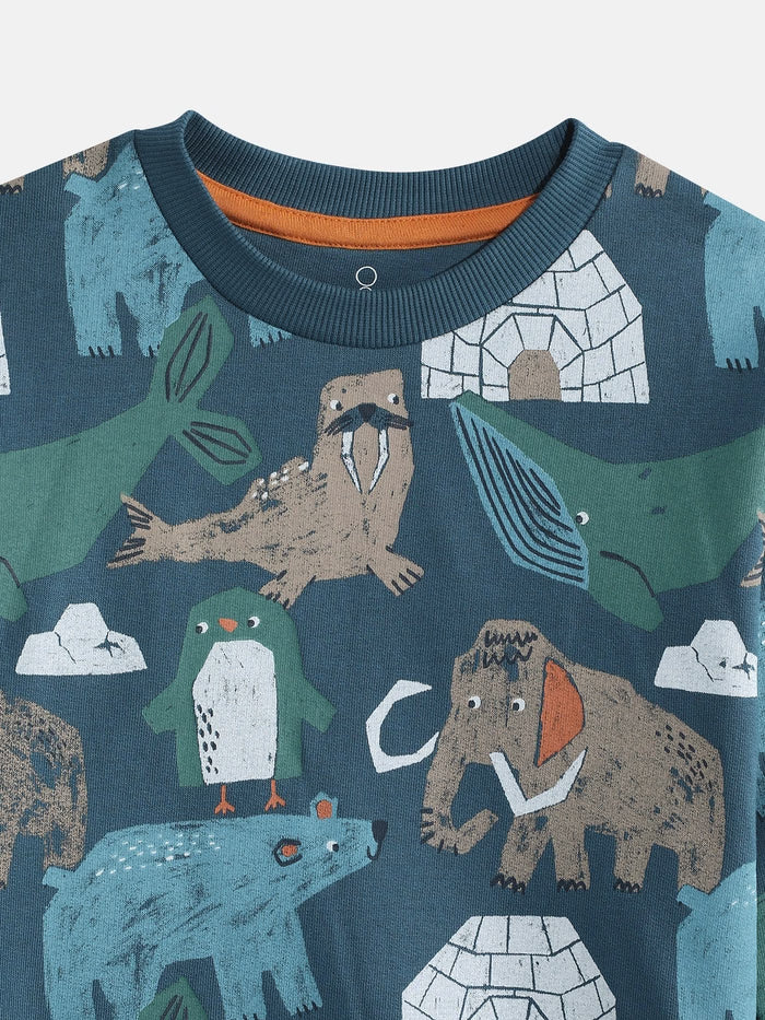Arctic Animals Sweat Top