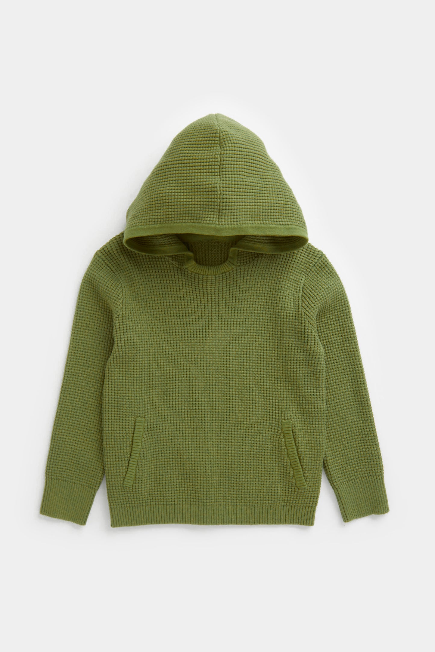 Sea Green Knitted Hoodie
