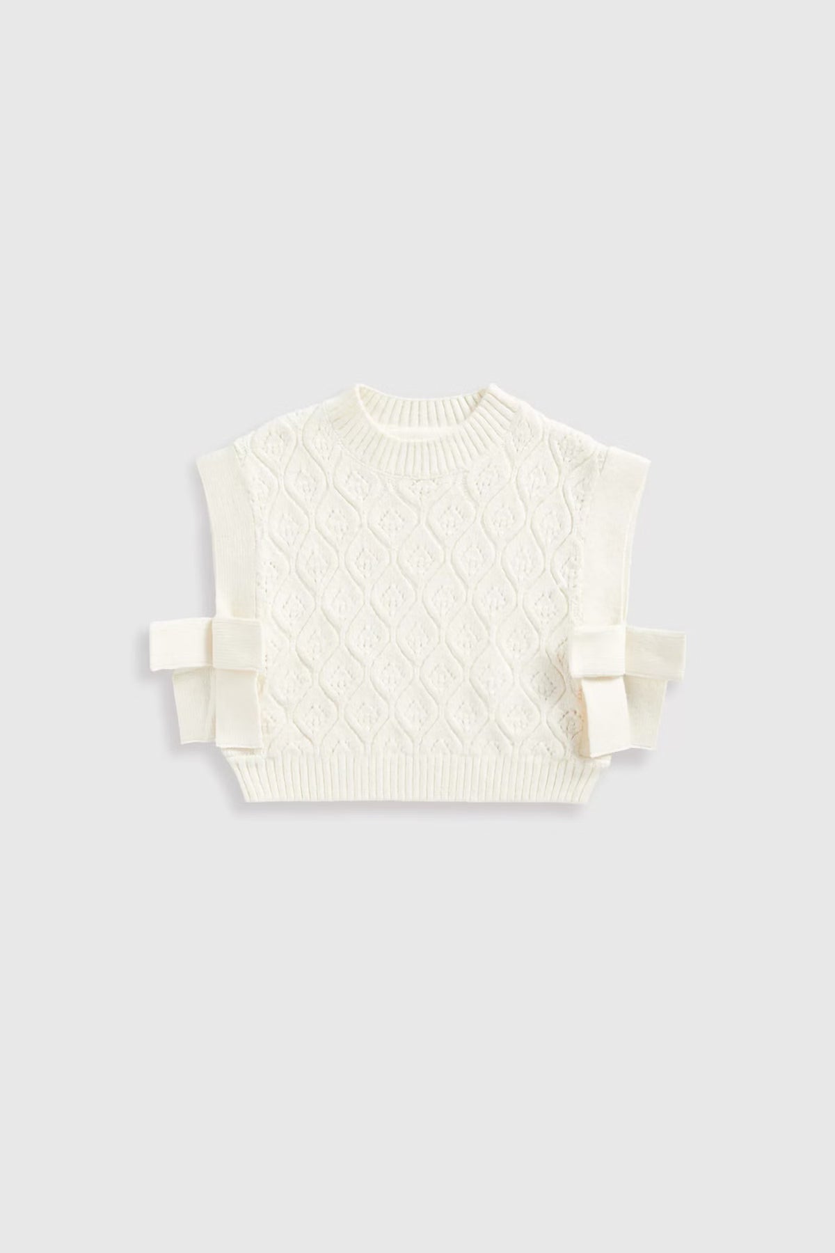 Cream Knitted Tank Top
